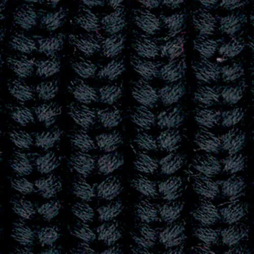 beanie knit Cotton Yarn Black