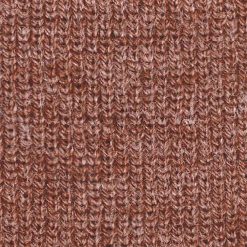 beanie knit Heather Yarn Crimson