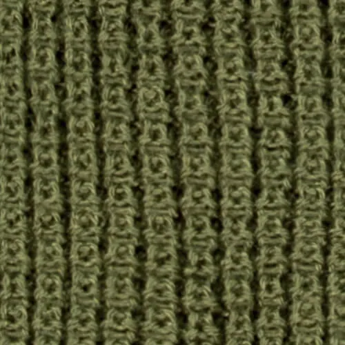 beanie knit Recycled Yarn OLIVE