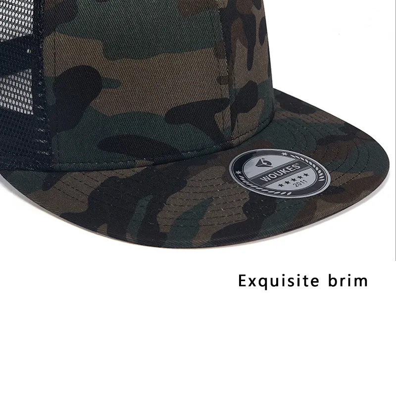 trucker hat camo brim